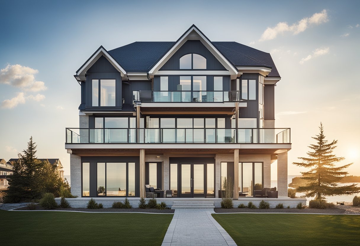 A sunny, beachfront home with a new addition being constructed by ELJ contracting in Toronto